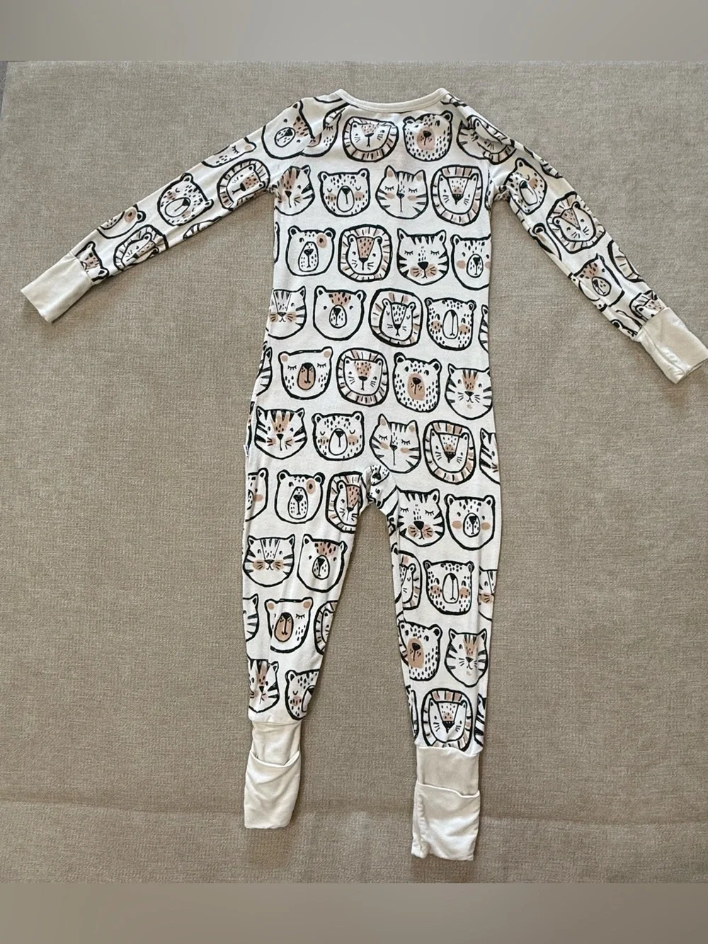 Little Sleepies Lions, Tigers & Bears Zippy 18-24 Months